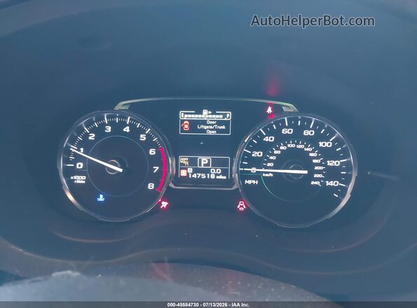 JF2SJAJC0HH411305 2017 SUBARU FORESTER Black Widok tylnych siedzeń