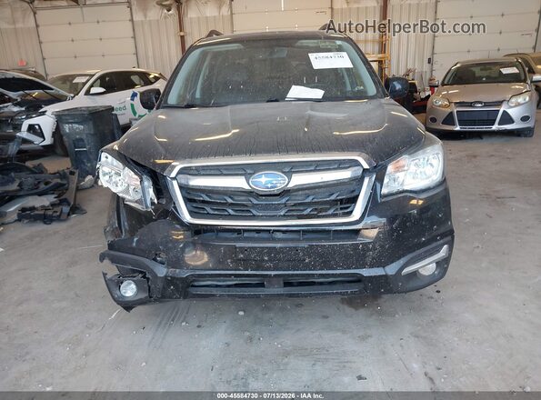 JF2SJAJC0HH411305 2017 SUBARU FORESTER Black Widok zestawu wskaźników