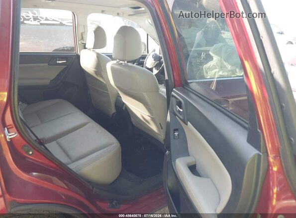 JF2SJAJC0HH431909 2017 SUBARU FORESTER Red Vista de la etiqueta del VIN