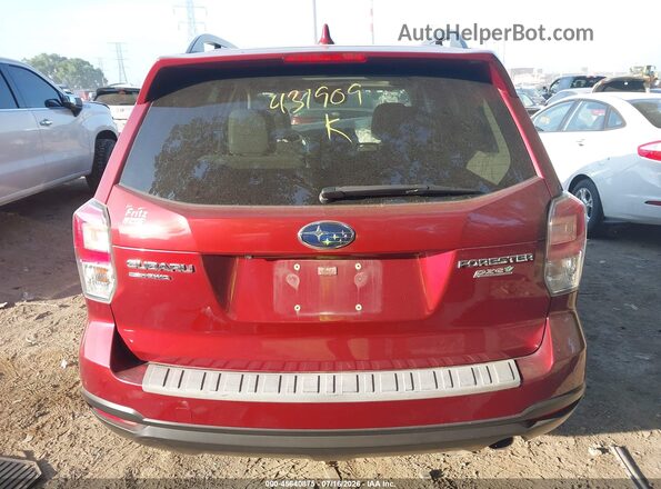 JF2SJAJC0HH431909 2017 SUBARU FORESTER Red 