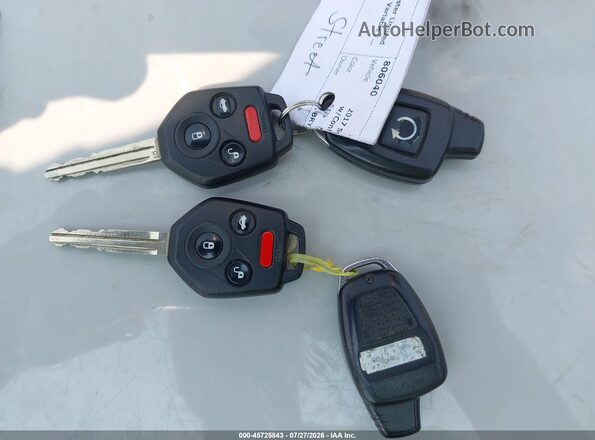 JF2SJAJC1HH506195 2017 SUBARU FORESTER Red Widok deski rozdzielczej