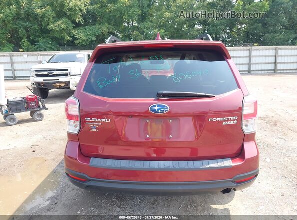 JF2SJAJC1HH506195 2017 SUBARU FORESTER Red 