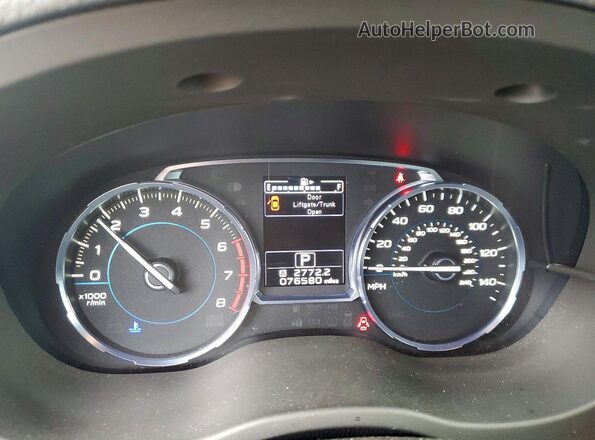 JF2SJAJC1JH405535 2018 SUBARU FORESTER Silver Вид щитка приладів