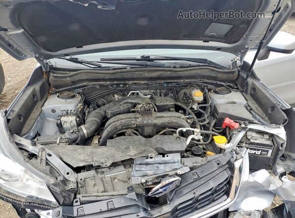 JF2SJAJC1JH405535 2018 SUBARU FORESTER Silver Вид підкапотного простору