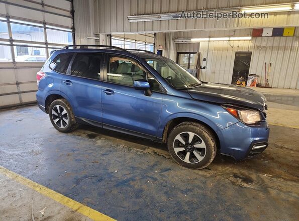 JF2SJAJC2JH423977 2018 SUBARU FORESTER Blue Przód prawy