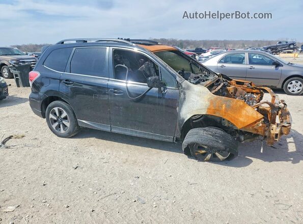 JF2SJAJC2JH577945 2018 SUBARU FORESTER Black Առջևի աջ