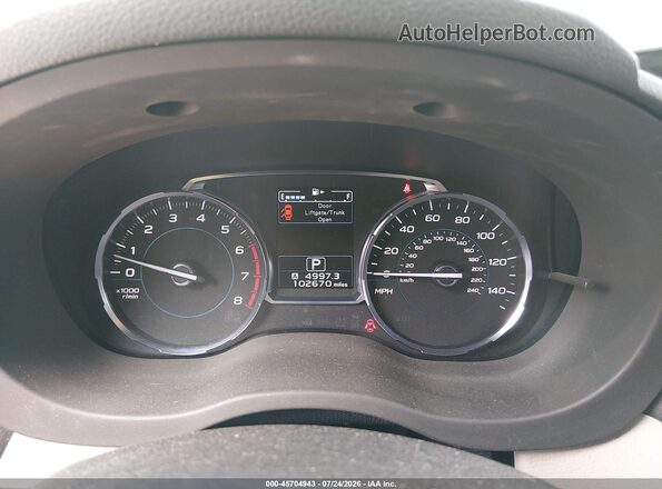 JF2SJAJC2JH609714 2018 SUBARU FORESTER Red Widok tylnych siedzeń