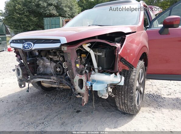 JF2SJAJC2JH609714 2018 SUBARU FORESTER Red Widok z przodu