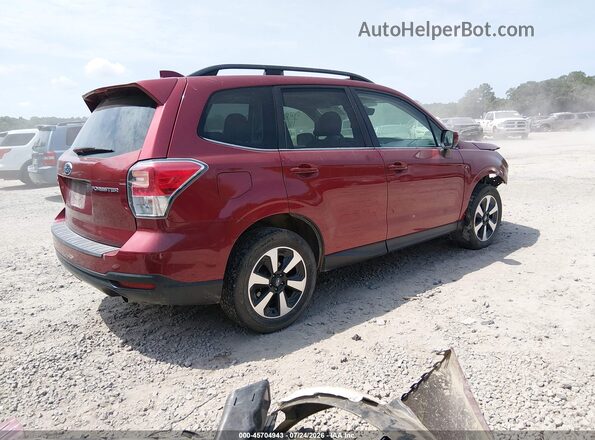 JF2SJAJC2JH609714 2018 SUBARU FORESTER Red Tył prawy