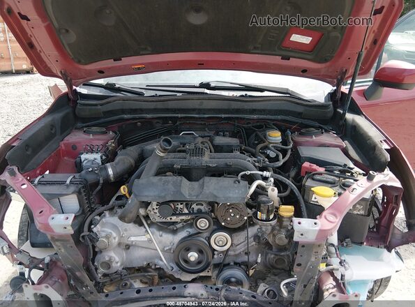 JF2SJAJC2JH609714 2018 SUBARU FORESTER Red Widok z tyłu