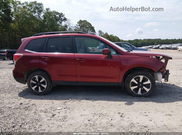 JF2SJAJC2JH609714 2018 SUBARU FORESTER Red Widok wnętrza 360 stopni
