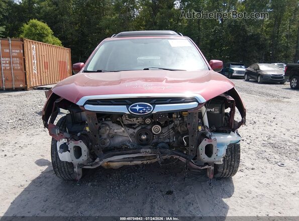 JF2SJAJC2JH609714 2018 SUBARU FORESTER Red Widok wnętrza z tyłu