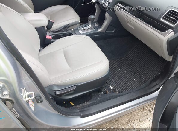 JF2SJAJC3HH497483 2017 SUBARU FORESTER Gray Widok wnętrza z przodu