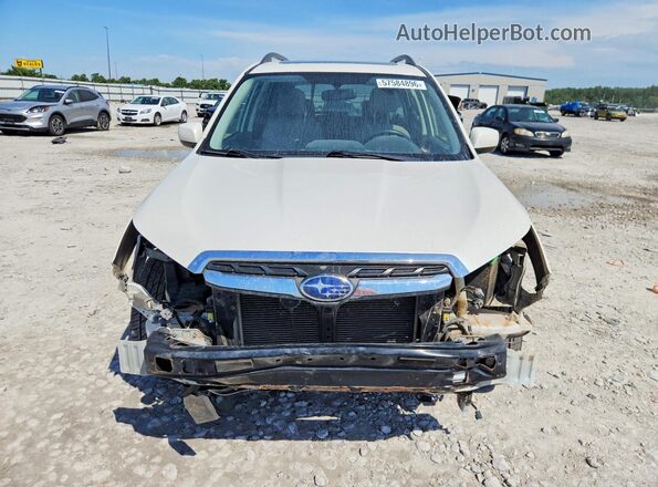 JF2SJAJC3JH445082 2018 SUBARU FORESTER White Front view