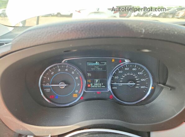 JF2SJAJC4HH405927 2017 SUBARU FORESTER White Instrument cluster view
