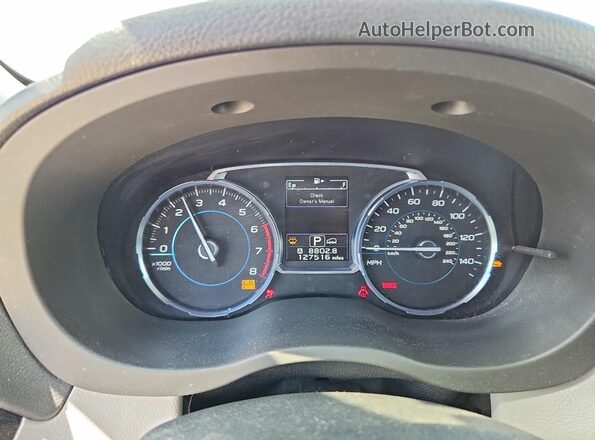JF2SJAJC4HH530121 2017 SUBARU FORESTER White Սարքավորումների վահանակի տեսք
