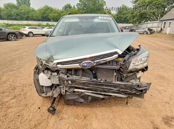 JF2SJAJC5HH460435 2017 SUBARU FORESTER Зеленый Вид спереди