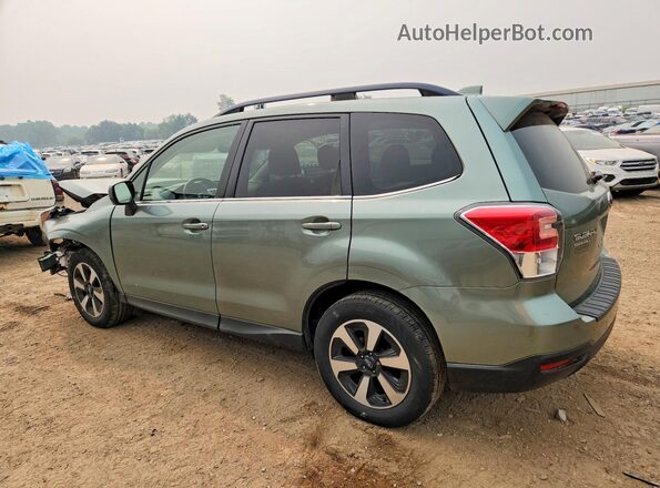 JF2SJAJC5HH460435 2017 SUBARU FORESTER Зеленый Задняя левая четверть