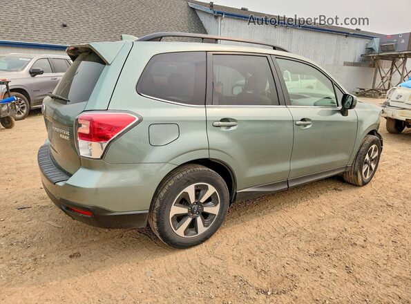 JF2SJAJC5HH460435 2017 SUBARU FORESTER Зеленый Задняя правая четверть
