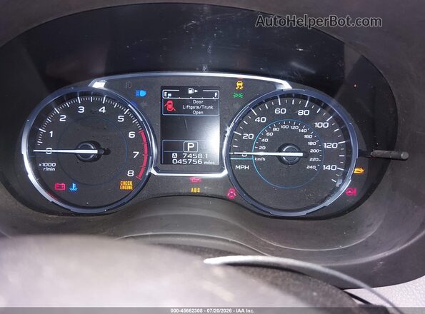 JF2SJAJC5HH509858 2017 SUBARU FORESTER Blue Вид задніх сидінь