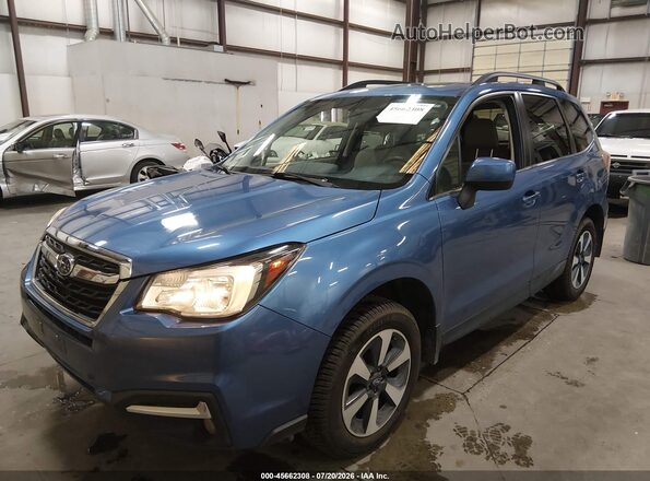 JF2SJAJC5HH509858 2017 SUBARU FORESTER Blue Передня ліва чверть