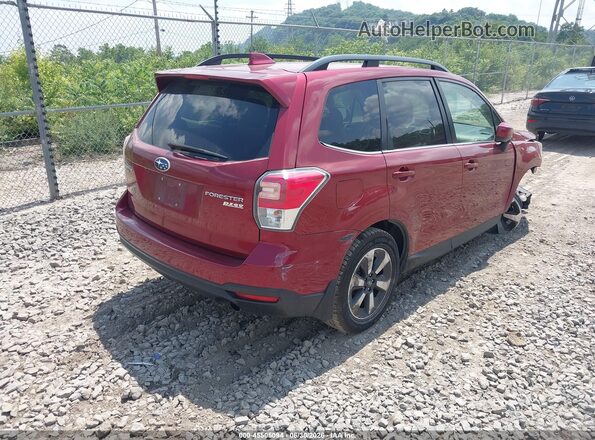 JF2SJAJC6HH401135 2017 SUBARU FORESTER Burgundy Trasero derecho