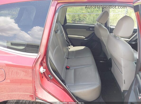 JF2SJAJC6HH401135 2017 SUBARU FORESTER Burgundy Vista de la etiqueta del VIN