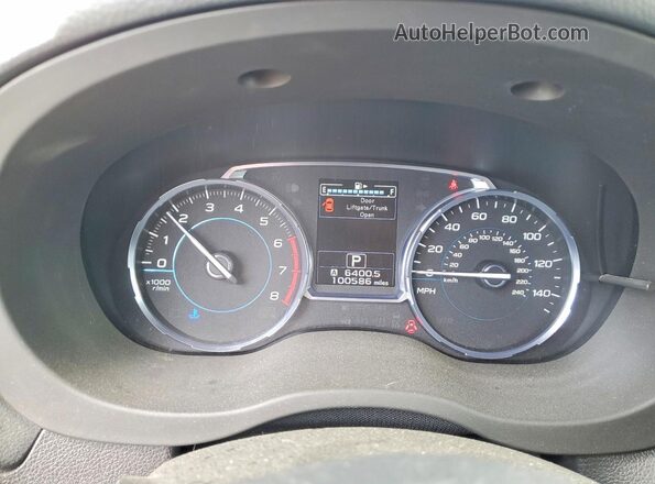 JF2SJAJC8HH527593 2017 SUBARU FORESTER Silver Vista del cuadro de instrumentos