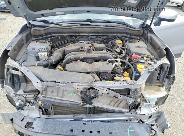 JF2SJAJC8HH527593 2017 SUBARU FORESTER Silver Vista del compartimento del motor