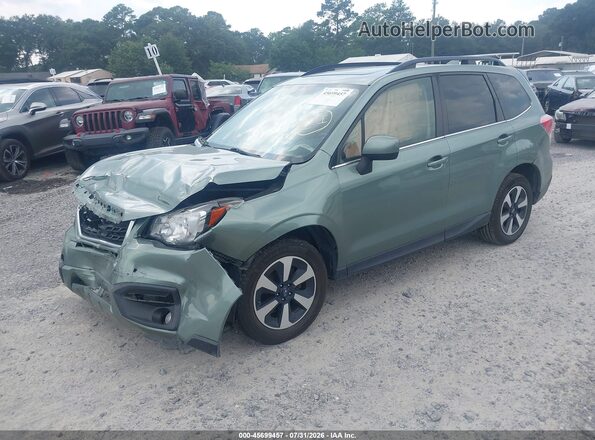 JF2SJAJC8JH553293 2018 SUBARU FORESTER Gray Передня ліва чверть
