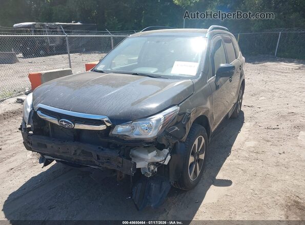 JF2SJAJC9JH532534 2018 SUBARU FORESTER Blue წინა მარცხენა ხედი სამი მეოთხედიდან