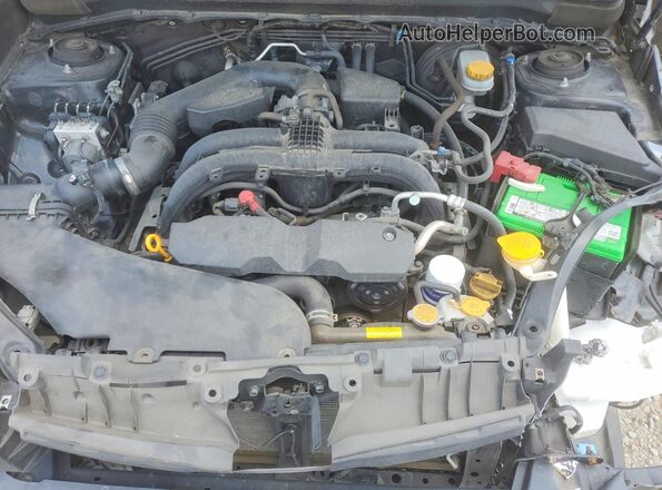 JF2SJAJC9JH532792 2018 SUBARU FORESTER Black Vista del compartimento del motor