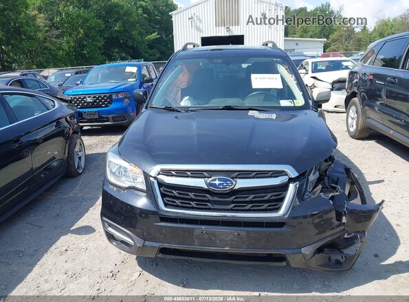 JF2SJAJCXHH562149 2017 SUBARU FORESTER Black ხელსაწყოთა პანელის ხედი