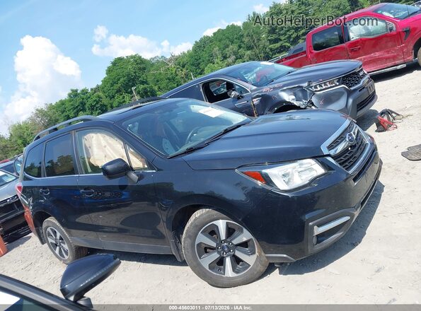 JF2SJAJCXHH562149 2017 SUBARU FORESTER Black უკანა სალონის ხედი