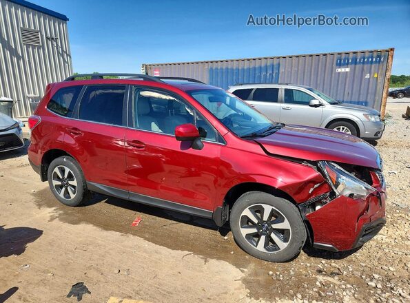 JF2SJAJCXJH599370 2018 SUBARU FORESTER Burgundy Front right