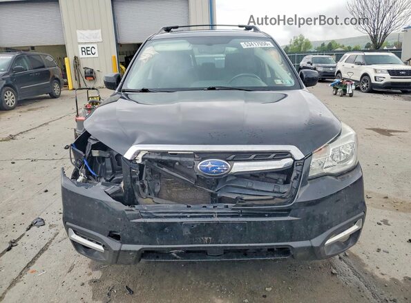 JF2SJAJCXJH616653 2018 SUBARU FORESTER Black Front view