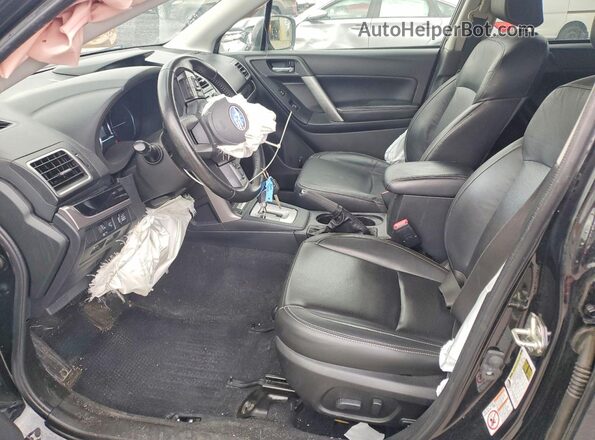 JF2SJAJCXJH616653 2018 SUBARU FORESTER Black Front interior view