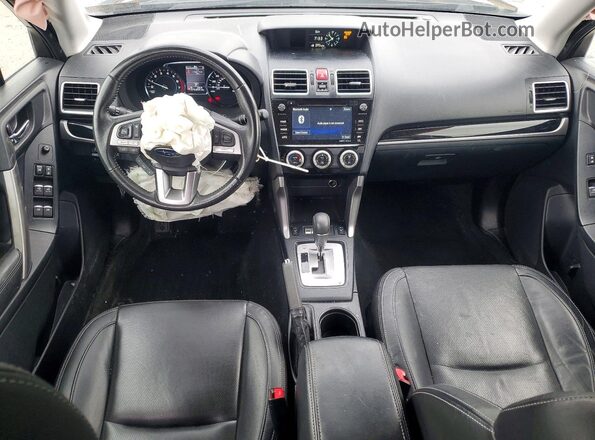 JF2SJAJCXJH616653 2018 SUBARU FORESTER Black Dashboard view