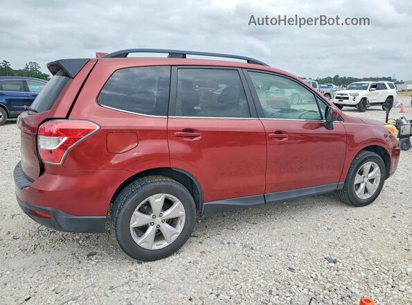 JF2SJAKC1GH519509 2016 SUBARU FORESTER Maroon უკანა მარჯვენა
