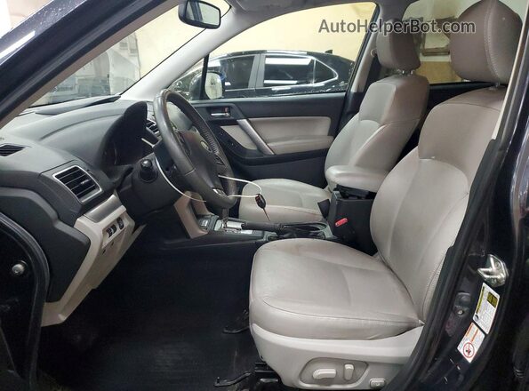JF2SJAKC3GH412512 2016 SUBARU FORESTER Charcoal Widok wnętrza z przodu