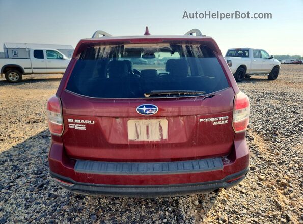 JF2SJAKC8GH565998 2016 SUBARU FORESTER Красный Вид сзади