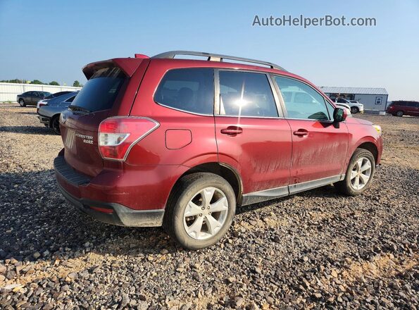 JF2SJAKC8GH565998 2016 SUBARU FORESTER Красный Задняя правая четверть