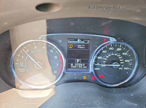 JF2SJALC3JH445211 2018 SUBARU FORESTER Gray Вид щитка приладів