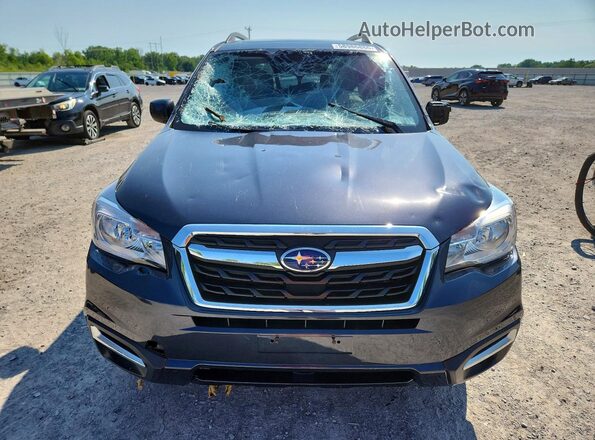 JF2SJALC3JH445211 2018 SUBARU FORESTER Gray Вид спереду