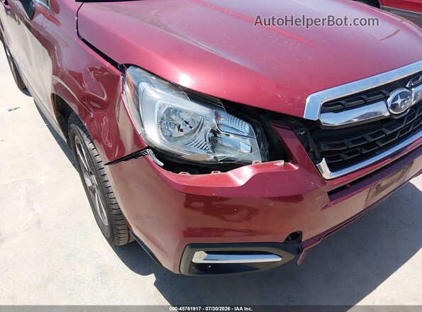 JF2SJALC8HH500181 2017 SUBARU FORESTER Burgundy 