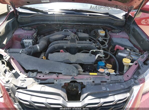 JF2SJALC8HH500181 2017 SUBARU FORESTER Burgundy უკანა ხედი