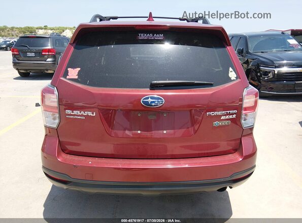 JF2SJALC8HH500181 2017 SUBARU FORESTER Burgundy 
