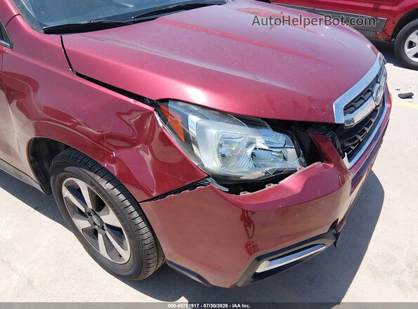 JF2SJALC8HH500181 2017 SUBARU FORESTER Burgundy წინა ხედი