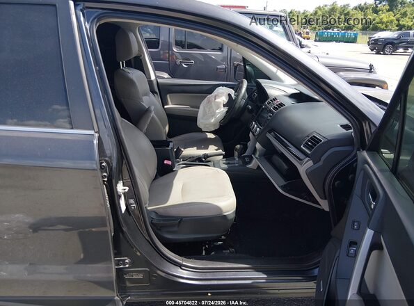 JF2SJALCXHH494237 2017 SUBARU FORESTER Black Սալոնի դիմացի տեսք
