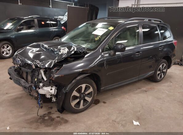 JF2SJALCXJH572408 2018 SUBARU FORESTER Dark Blue Առջևի ձախ երեք քառորդ տեսարան